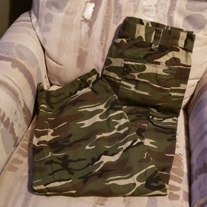 Bugle Boy camo wide leg pants MINT 34×32